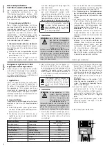 Предварительный просмотр 2 страницы Monacor ESP-232/SW Installation Instructions