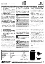 Preview for 1 page of Monacor ESP-315/SW Quick Manual