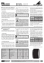 Предварительный просмотр 3 страницы Monacor ESP-63/ WS Manual