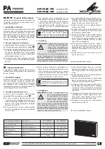 Предварительный просмотр 2 страницы Monacor ESP-76AB/ WS Manual