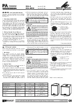 Предварительный просмотр 1 страницы Monacor EUL-2 Manual