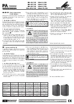 Предварительный просмотр 2 страницы Monacor EUL-30/SW Operating Instructions