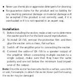 Предварительный просмотр 6 страницы Monacor EX-1W Instructions Manual