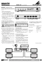 Preview for 1 page of Monacor HDMI-104 Manual