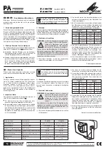 Предварительный просмотр 1 страницы Monacor IT-100TW Quick Manual