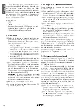 Preview for 18 page of Monacor JTS RU-8011D/5 Instruction Manual