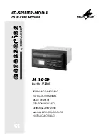 Monacor M-10CD Instruction Manual preview