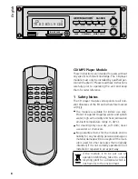 Preview for 8 page of Monacor M-32CD Instruction Manual