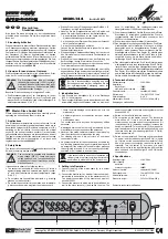 Preview for 1 page of Monacor MCMS-144 Manual