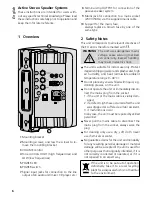 Preview for 6 page of Monacor MKA-60SET/SW Instruction Manual