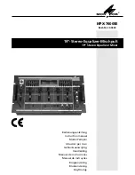 Monacor MPX-7600SE Instruction Manual preview