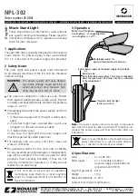 Предварительный просмотр 2 страницы Monacor NPL-302 Instructions