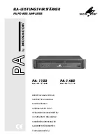 Preview for 1 page of Monacor PA-1122 Instruction Manual