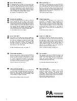 Preview for 2 page of Monacor PA-1206 Instruction Manual