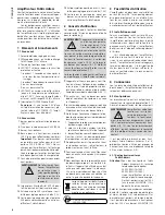 Предварительный просмотр 8 страницы Monacor PA-1242 Instruction Manual