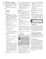 Preview for 8 page of Monacor PA-1250D Instruction Manual