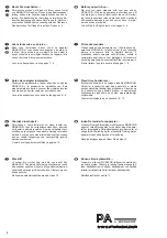 Preview for 2 page of Monacor PA-24AFE Instruction Manual