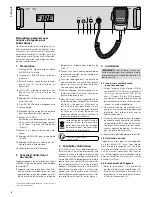 Preview for 8 page of Monacor PA-26FMU Instruction Manual