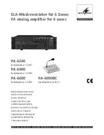 Monacor PA-6240 Instruction Manual предпросмотр