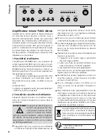 Preview for 8 page of Monacor PA-888D Instruction Manual