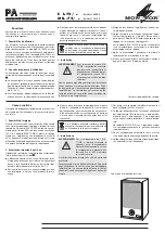 Предварительный просмотр 2 страницы Monacor PA E L-75 Series Quick Start Manual