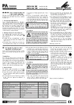 Предварительный просмотр 1 страницы Monacor PA ESP-232/SW Quick Start Manual