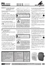 Предварительный просмотр 2 страницы Monacor PA ESP-232/SW Quick Start Manual