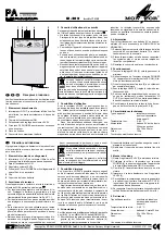 Предварительный просмотр 2 страницы Monacor PA LR-200 Manual