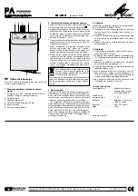 Предварительный просмотр 4 страницы Monacor PA LR-200 Manual