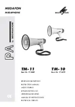 Monacor PA TM-10 Instruction Manual preview