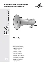 Monacor PA TM-45 Instruction Manual preview