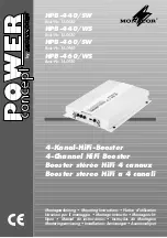 Monacor POWER concept HPB-440/SW Mounting Instructions preview