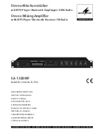 Monacor SA-130DMP Instruction Manual предпросмотр