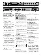 Preview for 7 page of Monacor SA-130DMP Instruction Manual