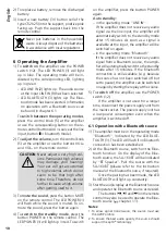 Preview for 10 page of Monacor SA-160BT Instruction Manual