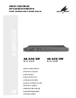 Preview for 1 page of Monacor SA-230 Instruction Manual