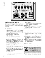 Предварительный просмотр 8 страницы Monacor SAM-2 Instruction Manual