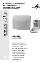 Preview for 5 page of Monacor security DA-8000 Installation Instructions Manual