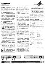 Preview for 1 page of Monacor security HDEXT-600 Operating Instruction