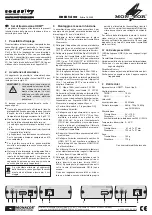 Preview for 4 page of Monacor security HDEXT-600 Operating Instruction