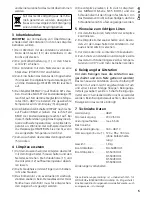 Preview for 5 page of Monacor SIC-530ROHS Instruction Manual