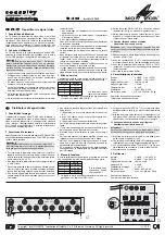 Предварительный просмотр 2 страницы Monacor TD-408 Quick Manual