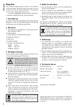 Предварительный просмотр 4 страницы Monacor TM-15 Instruction Manual