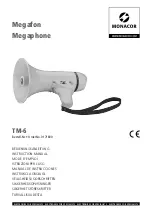 Monacor TM-6 Instruction Manual предпросмотр