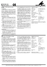 Preview for 3 page of Monacor TVCCD-310 Manual