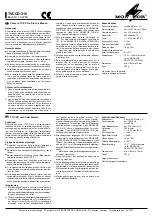 Preview for 4 page of Monacor TVCCD-310 Manual