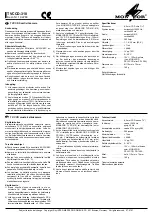 Preview for 5 page of Monacor TVCCD-310 Manual