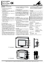 Предварительный просмотр 1 страницы Monacor TVLCD-400COL Quick Manual