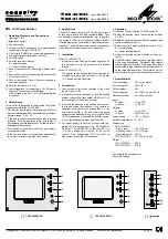 Предварительный просмотр 2 страницы Monacor TVLCD-402COL Manual