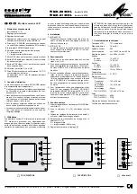 Предварительный просмотр 3 страницы Monacor TVLCD-402COL Manual